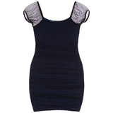 Mesh Ruched Dress - Denny's