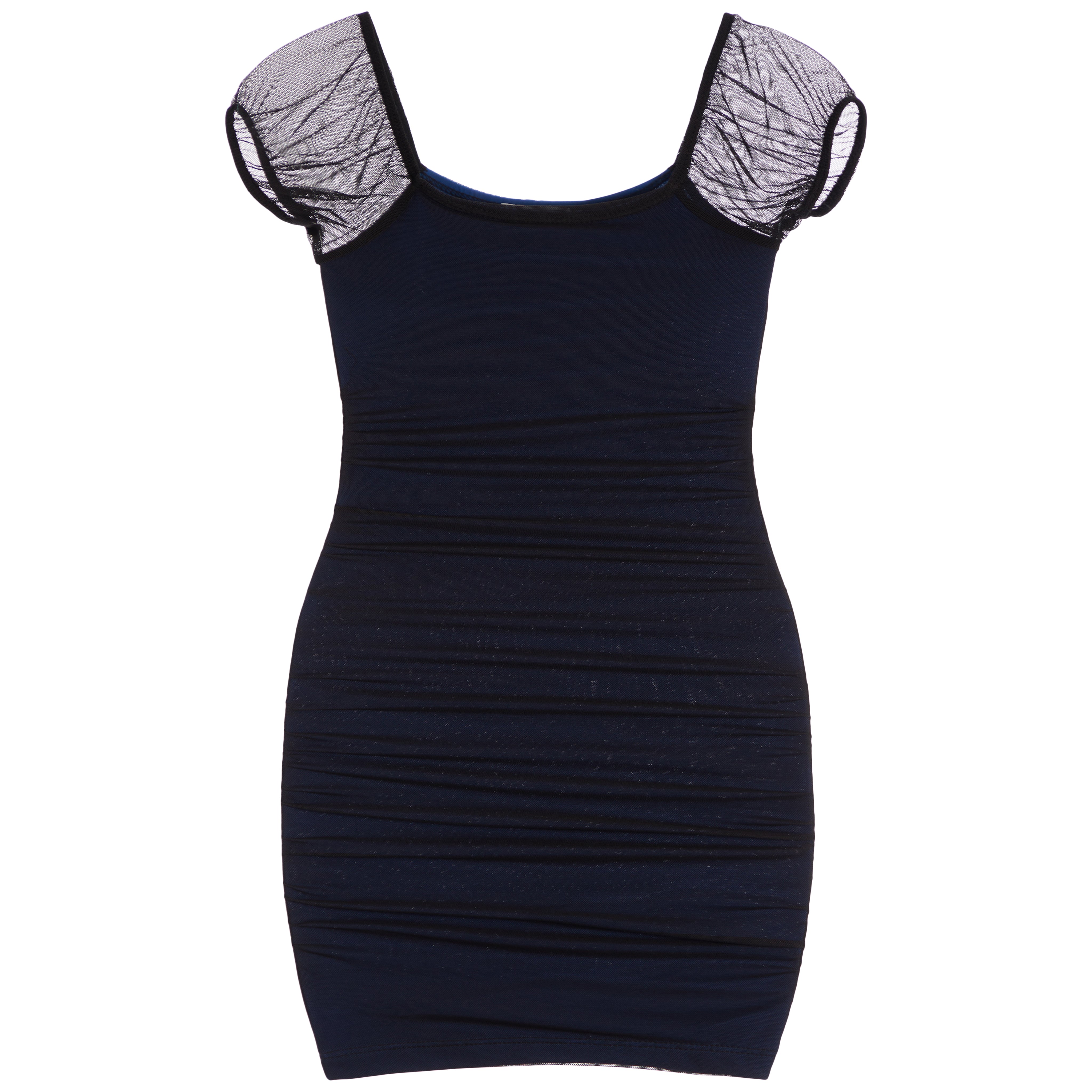 Mesh Ruched Dress - Denny's