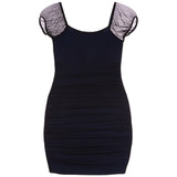 Mesh Ruched Dress - Denny's