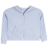 Hacci Rib Zip Up Hoodie