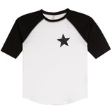 3/4 Tee With Black Star