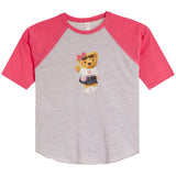 3/4 Sleeve Bow Bear Tee