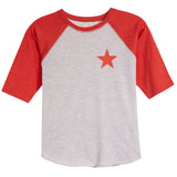 3/4 Sleeve Red Star Tee