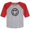Heart Eyes Drippy Smiley 3/4 Raglan Tee - Denny's