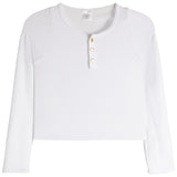Long Sleeve Henley - Denny's