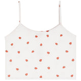 Cami Top Strawberry Pointelle