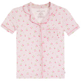 Cherry Stripes Short Sleeve PJ Set