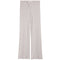 Light gray heather knit wide-leg pants with a white drawstring waist, shown flat against a white background.