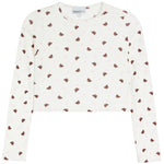 Bear & Hearts Pointelle Long Sleeve Shirt - Denny's