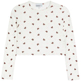 Bear & Hearts Pointelle Long Sleeve Shirt - Denny's