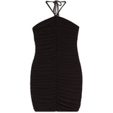 Sabrina Smock Middle Halter Dress - Denny's