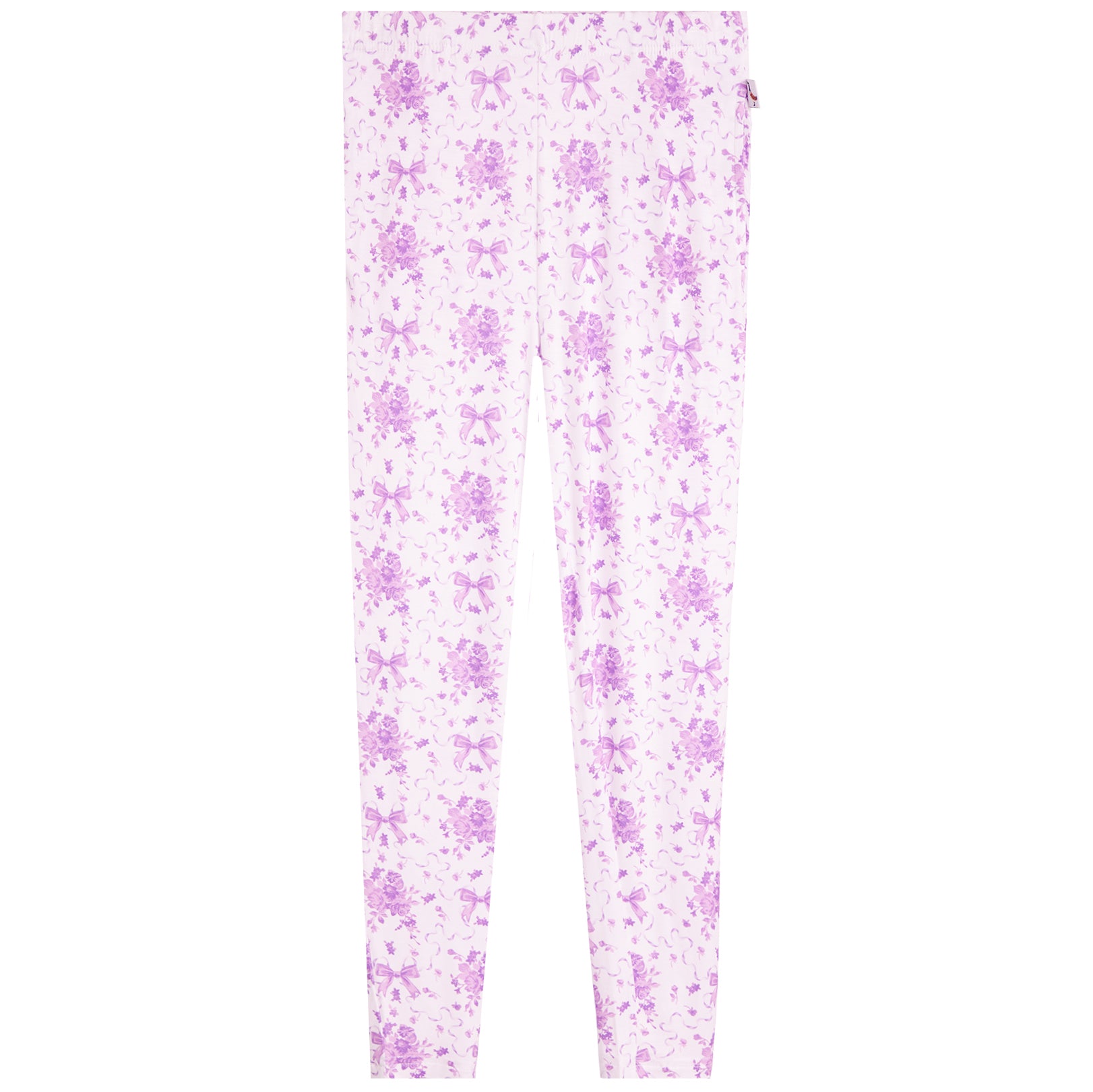 Bows & Floral 2pc Long Sleeve Lounge Set - Denny's