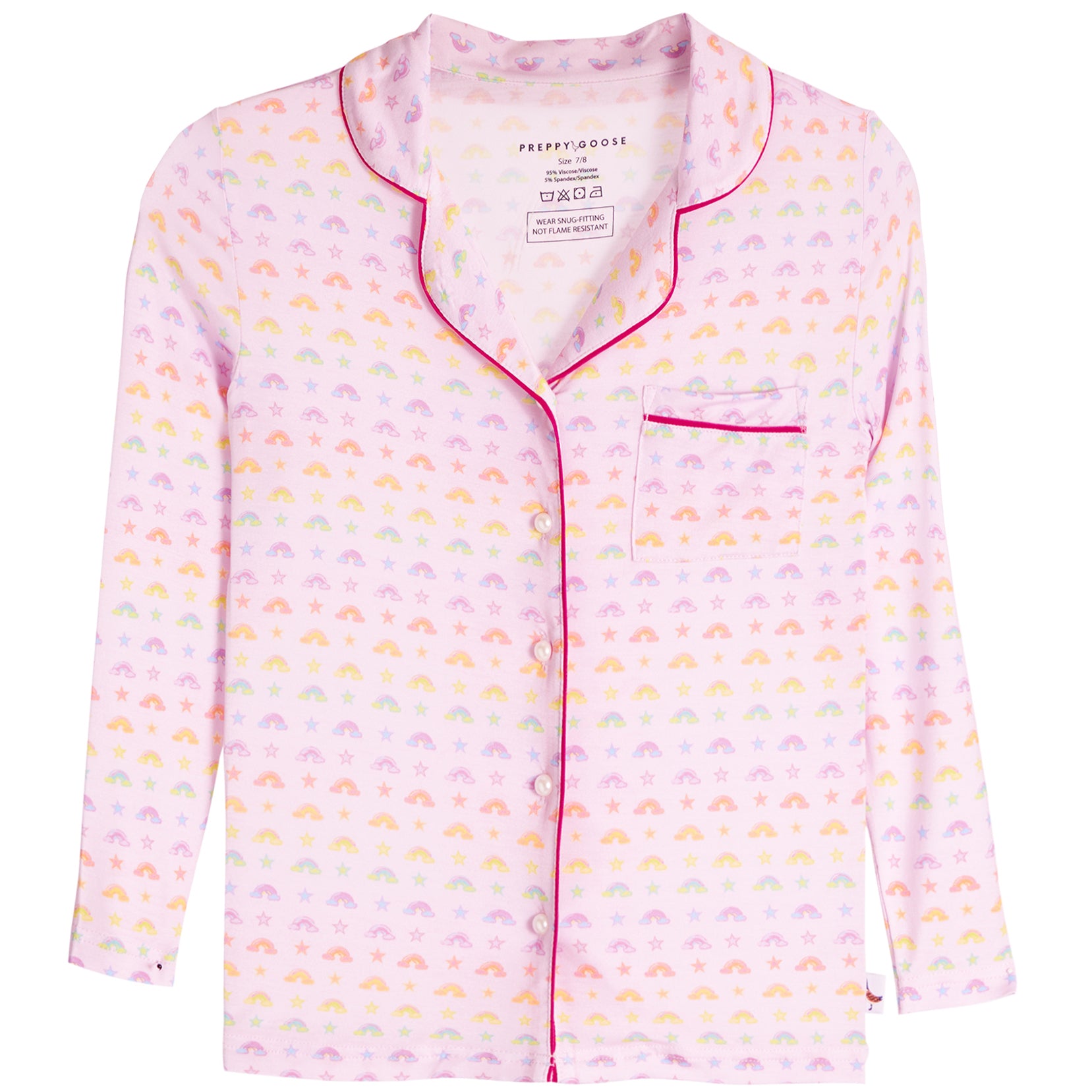 Rainbow & Stars Long Sleeve Lounge Set - Denny's