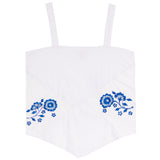 2pc Swissdot Hankerchief Skirtset