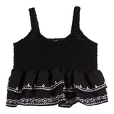 Willa Tank With White Embrodiery