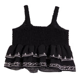 Willa Tank With White Embrodiery