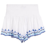 Brisa Short With Blue Trim