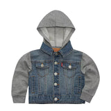 Indigo Hoody Trucker Jacket - Denny's