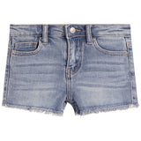 Denim Short With Bow Pocket