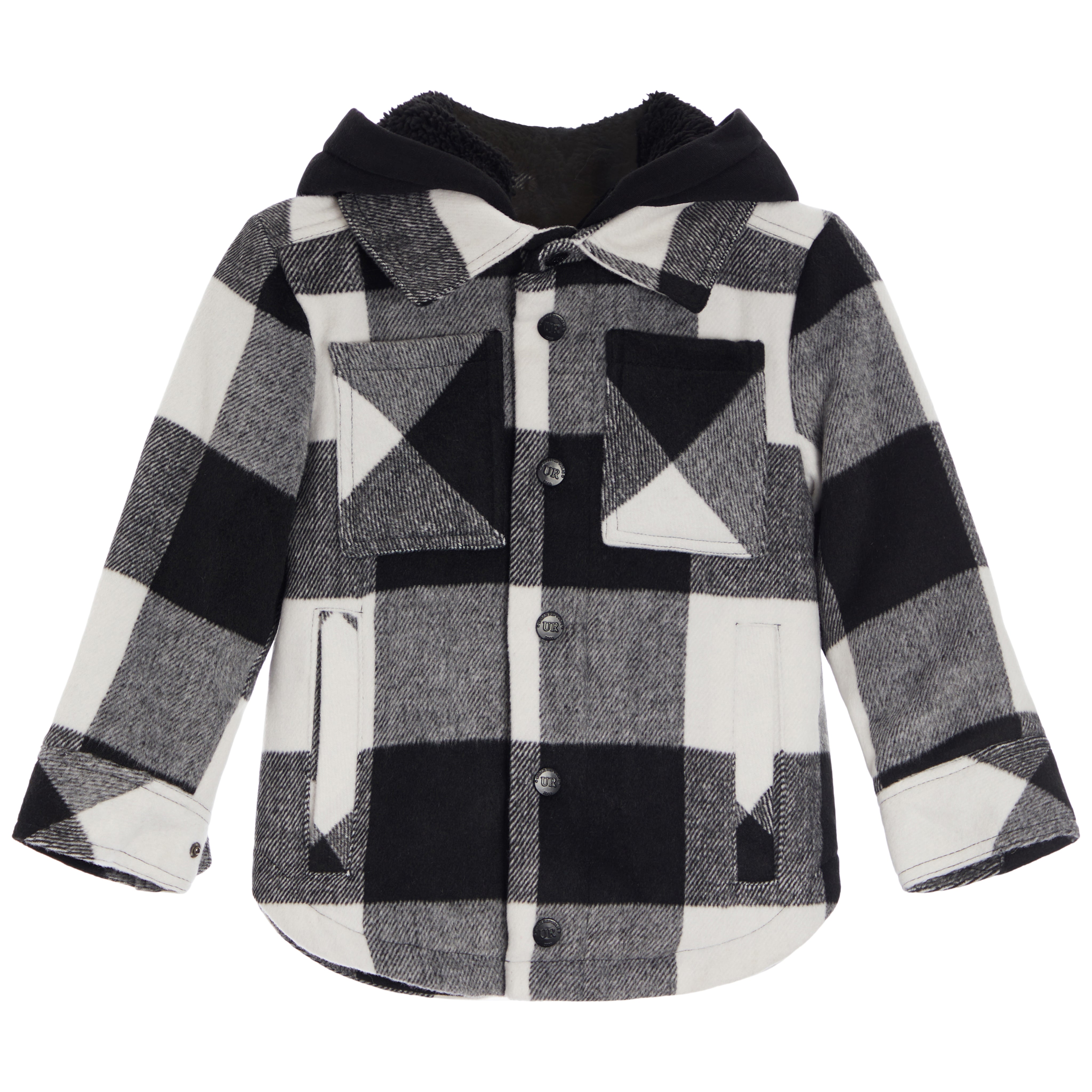 Sherpa Lined Plaid Jacket - Denny's