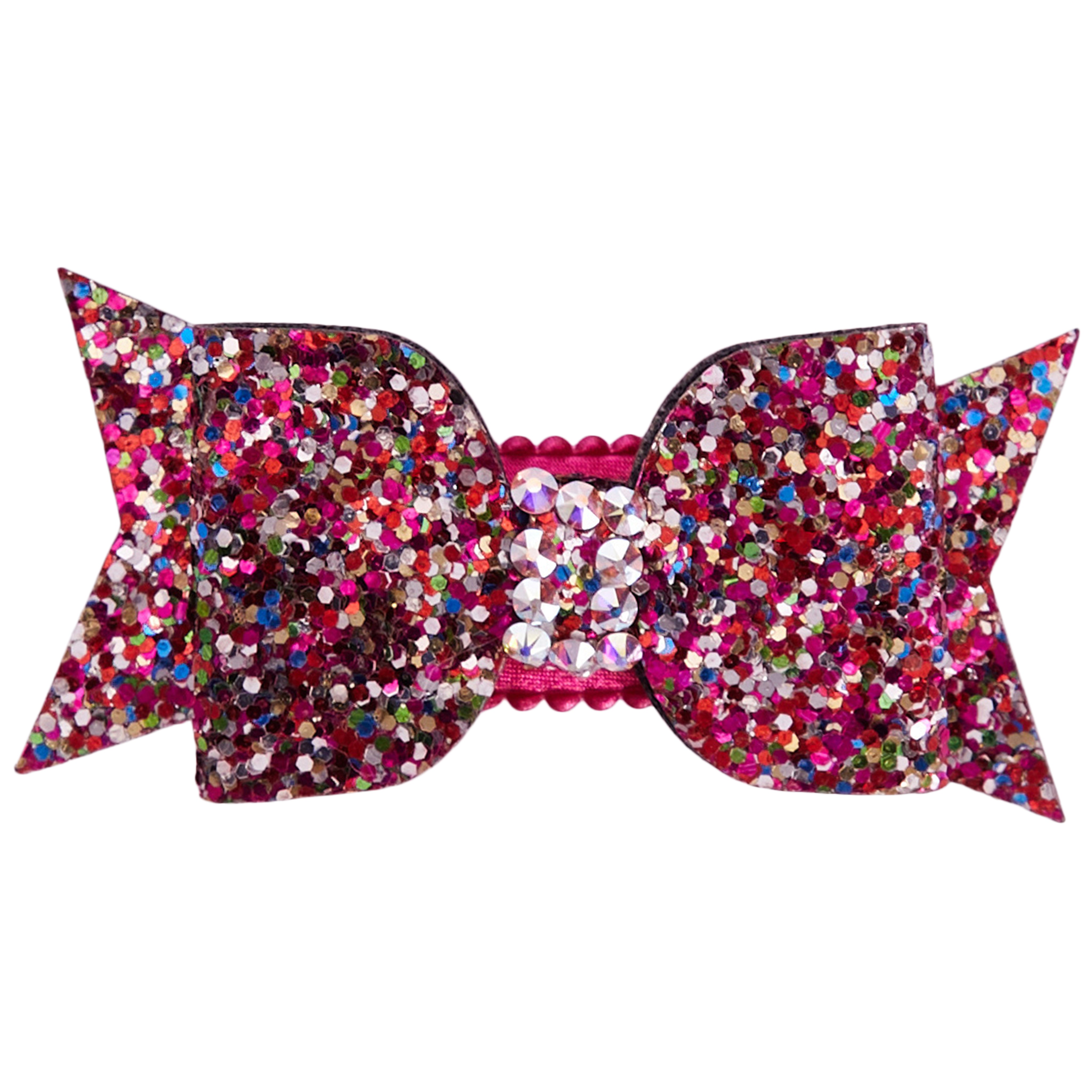 Glitter Double Bow Clip - Denny's