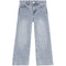 Light wash blue denim jeans with a straight-leg fit, shown flat against a solid white background.