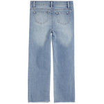Wide Straight Leg With Fray Hem - Denny's