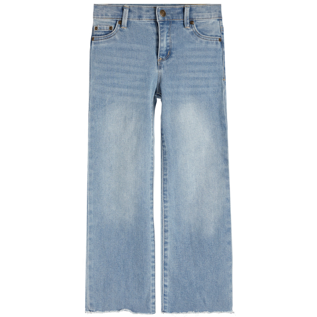 Fray Hem Wide Straight Leg Jean | Denny's Fray Hem Wide Straight Leg Jean | Denny's