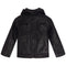Sherpa Lined Faux Leather Biker Jacket - Denny's