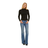 Mock Neck Long Sleeve Top - Denny's