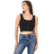 Ribbed Zip Crop Tank - Denny's