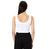 Ribbed Zip Crop Tank - Denny's