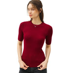 3/4 Sleeve Rbbed Crew - Denny's