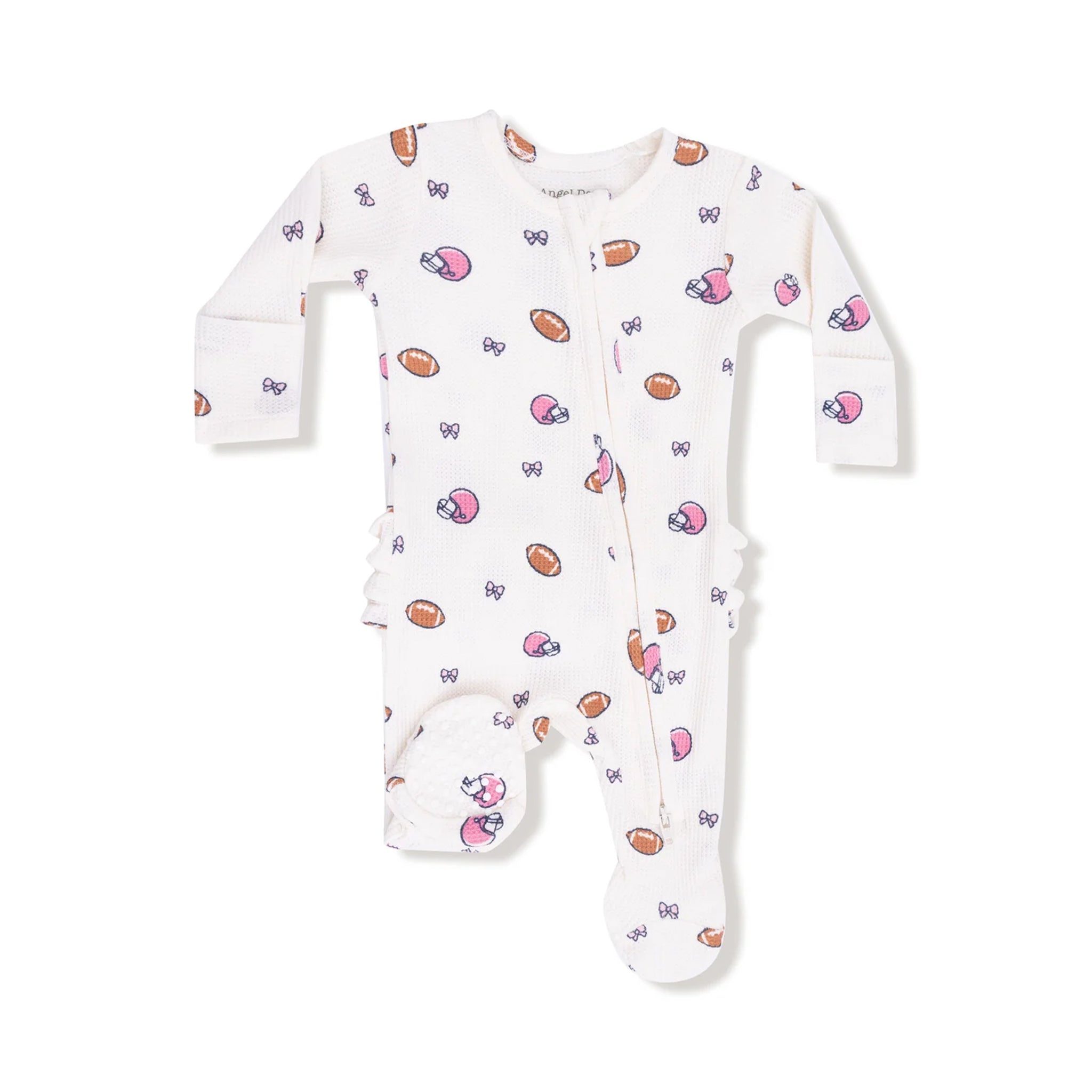 Footballs & Bows Thermal Footie - Denny's