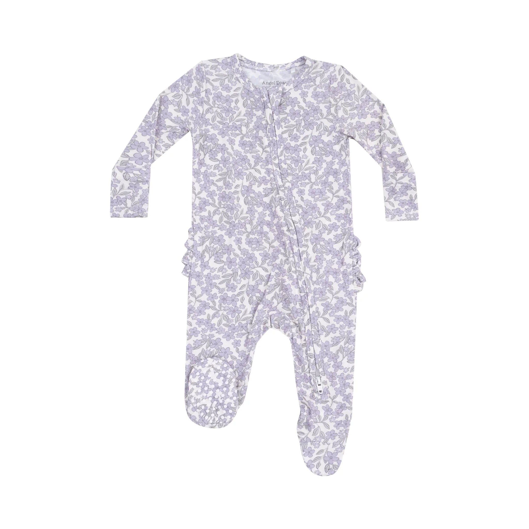 Forget Me Knot Floral Footie - Denny's