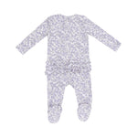 Forget Me Knot Floral Footie - Denny's