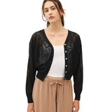 Slub V-Neck Cardigan