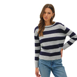 Stripe Boatneck Sweater