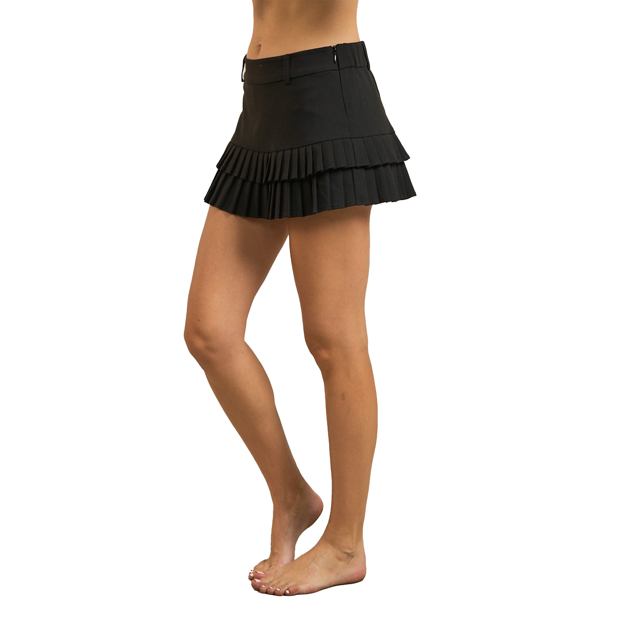 Low Rise Pleated Skort - Denny's