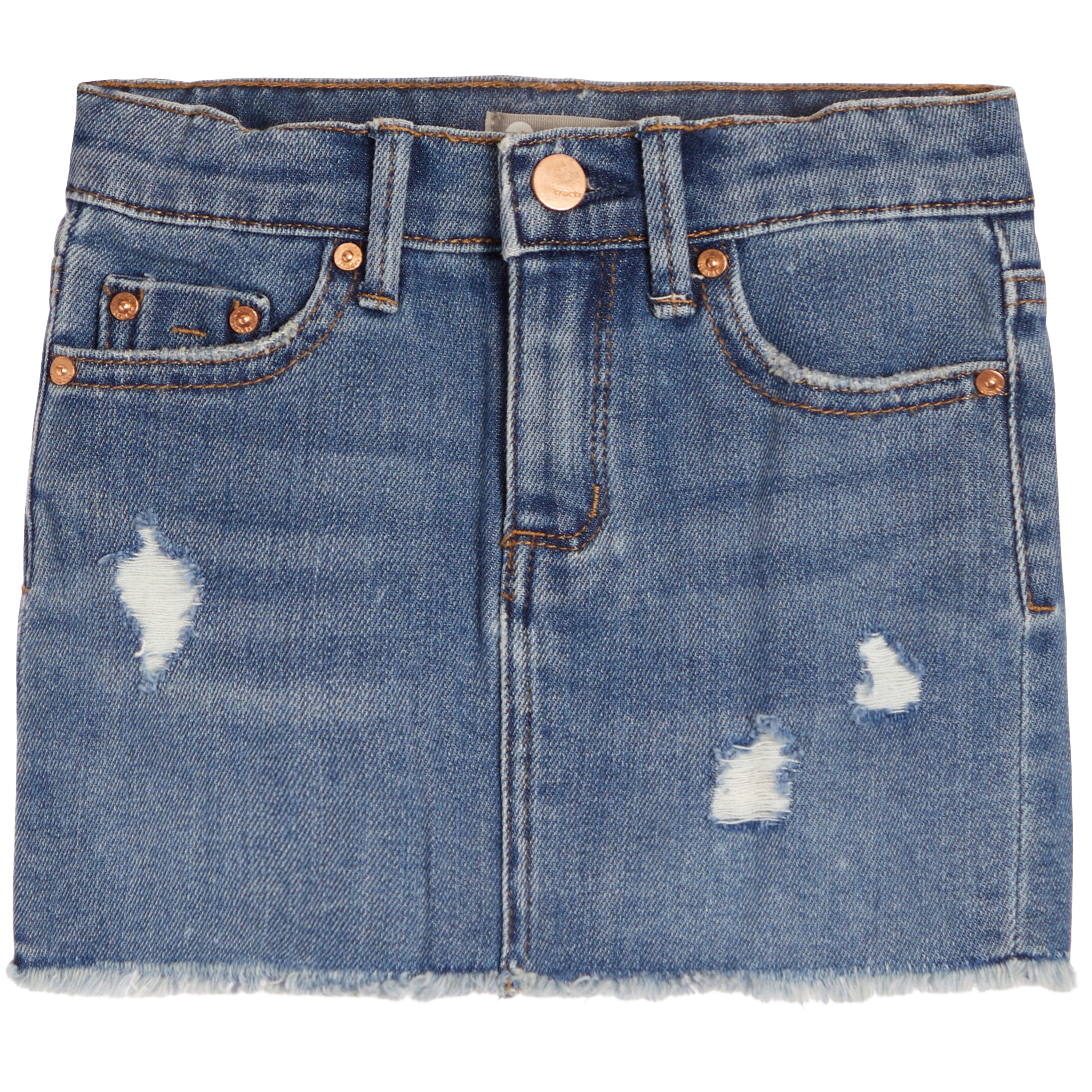 5PKT Destructed Mini Skirt - Denny's