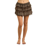Plaid Lace Skort - Denny's