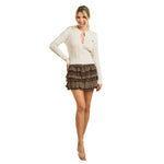 Plaid Lace Skort - Denny's