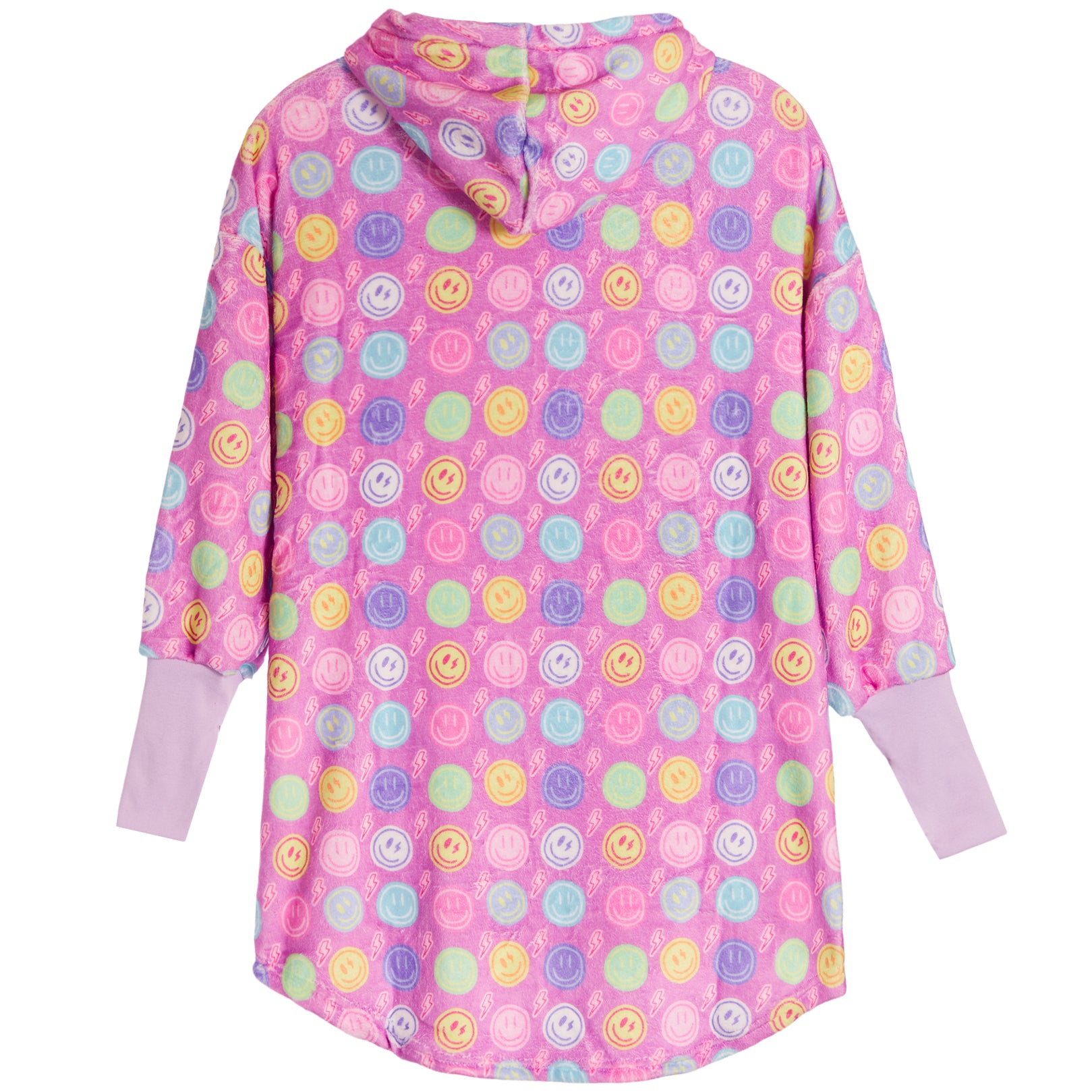 Smiley Faces Oversized Hoodie - Denny's