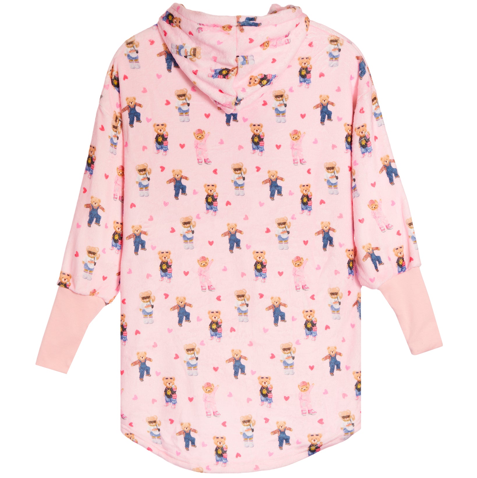 Plush Teddy Oversized Hoodie - Denny's