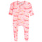 Pink and Yellow Florals Footie - Denny's
