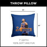 Jalen Brunson Double Sided Player Pillow