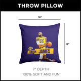 Lebron James Double Sided Player Pillow