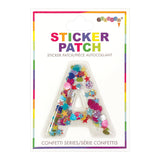 A Confetti Sticker Letter Patch - Denny's