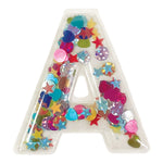 A Confetti Sticker Letter Patch - Denny's