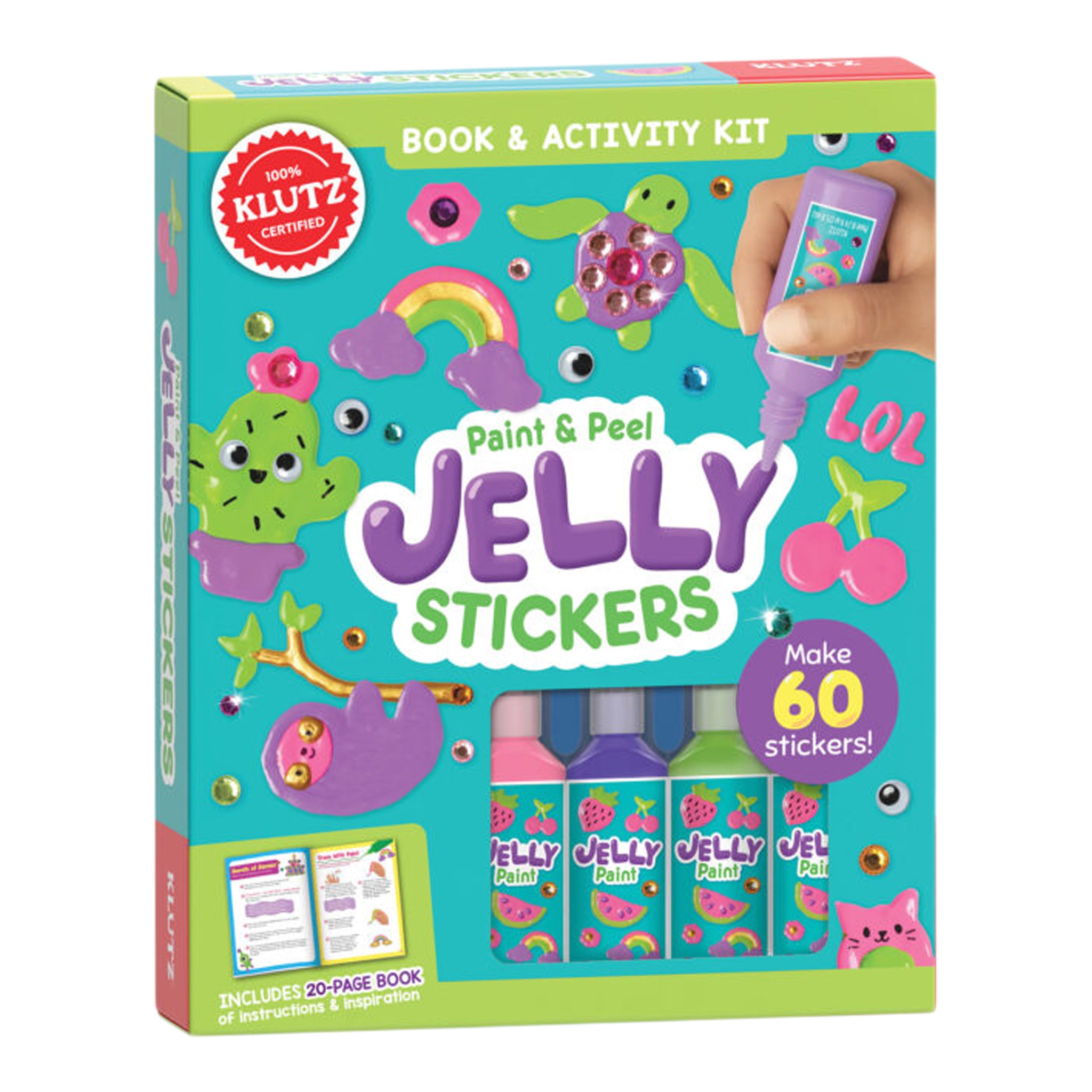 Paint & Peel Jelly Stickers - Denny's